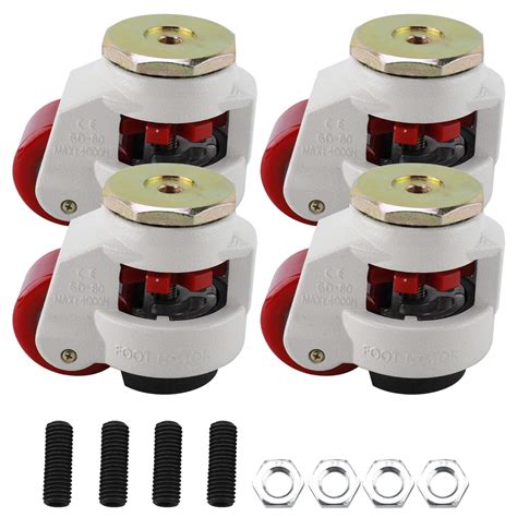 Homend Pack Leveling Casters Gd S T Plate Mounted Leveling Caster