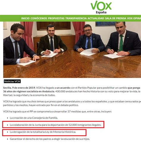 El Pacto Del Pp Y Vox En Andalucía Permite Deportar A 52000