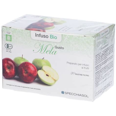 Specchiasol Infuso Bio Gusto Mela 20 Filtri Noeka