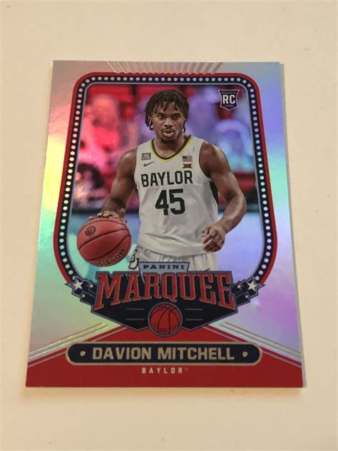 Panini Chronicles Draft Picks Davion Mitchell Marquee Ebay