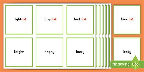 Suffix Loop Cards Est Teacher Made And Ready To Print