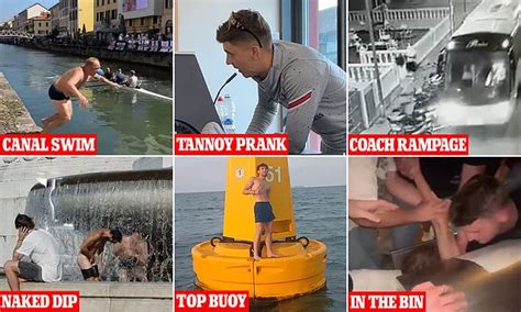 Brits Behaving Badly From Posing Naked At A War Memorial And Playing