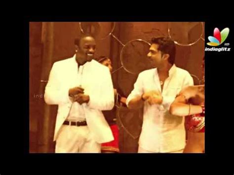 Making Of Love Anthem Akon And Simbu YouTube