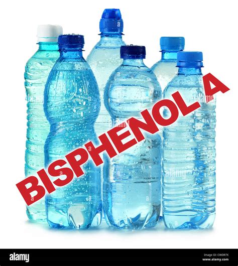 Anti Bisphenol A BPA Sign With Commonly Used Polycarbonate Plastic