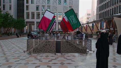 Barahat Msheireb In Msheireb Downtown Doha Qatar Afternoon Shot During