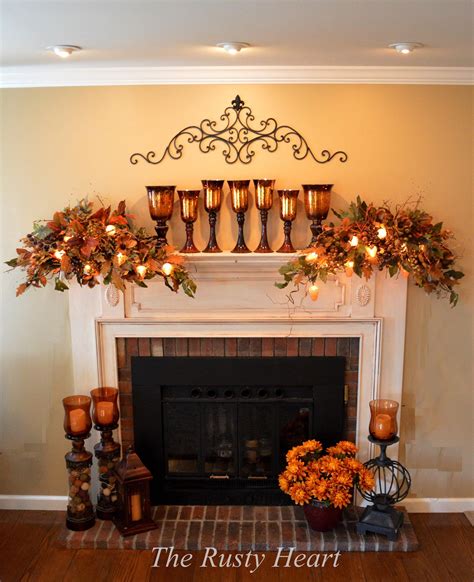 Fall Mantel Decor | Handmade Holiday and Fall Design