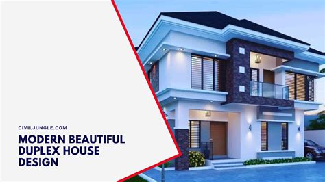 Modern Beautiful Duplex House Design