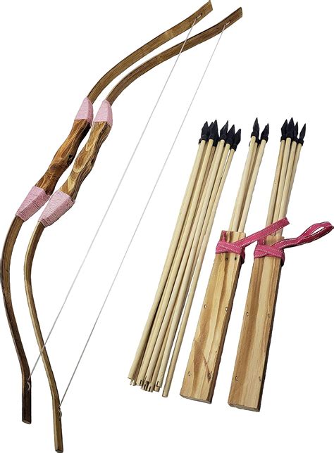 Amazon Adventure Awaits 2 Pack Handmade Girls Wooden Bow And