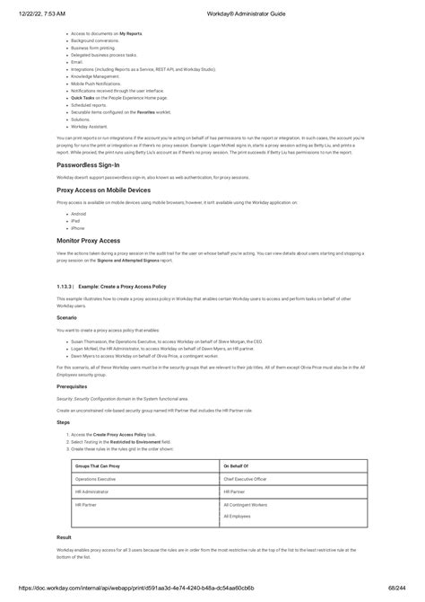 Workday® Administrator Guide - Security - Sijesh Ramachandran - Page 68