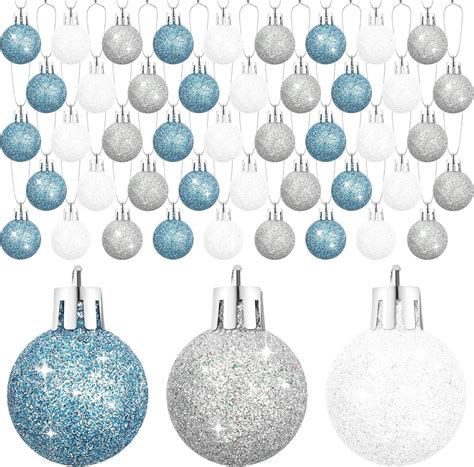 Liliful Pcs Mini Christmas Balls Mini Xmas Ball Tree Hanging