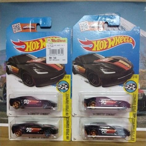 Hot Wheels Corvette Stingray K N Shopee Malaysia