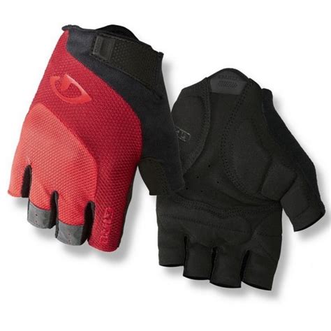 Guantes Cortos Giro Bravo Gel Bright Red Unisex Deportes Moya