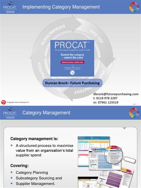 Category Management Cips Pdf Procurement Business