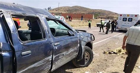 Sucre Trágico accidente en la carretera al Aeropuerto Alcantarí deja