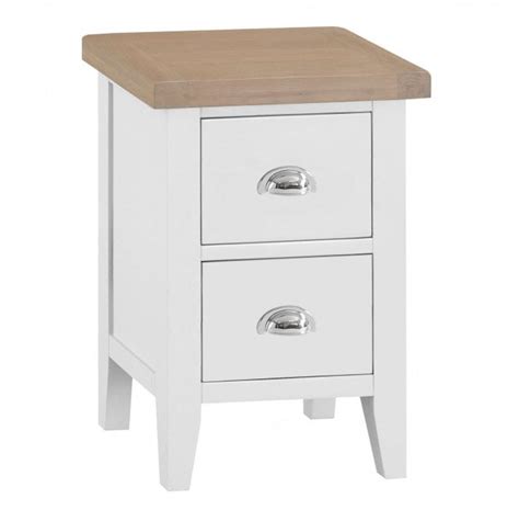 Tennyson White Small Bedside Furniture From Readers Interiors Uk