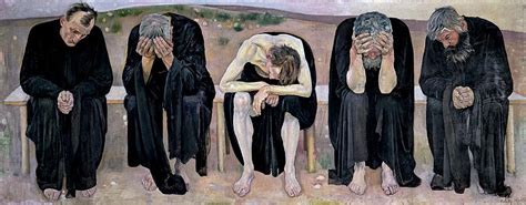 The Disappointed Souls By Ferdinand Hodler A Very Accurate Depiction