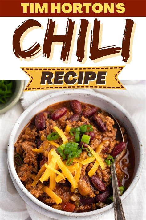 Tim Hortons Chili Recipe (Copycat Version) | Opskrift