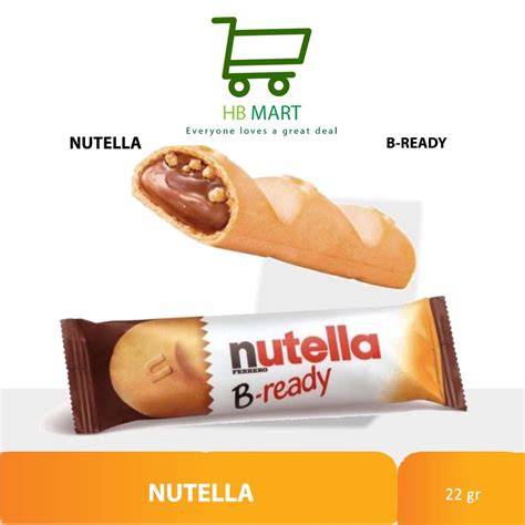 Jual Nutella B Ready 22g NUTELLA WAFER B READY 22GR Nutella B Ready