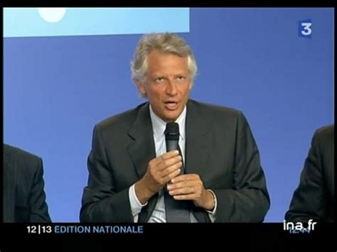 Dominique De Villepin N A Aucune Ambition Particuli Re Pour La