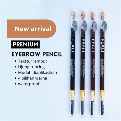 Bpom Feali Eyebrow Pencil In Pensil Alis Dengan Spoolie Dan