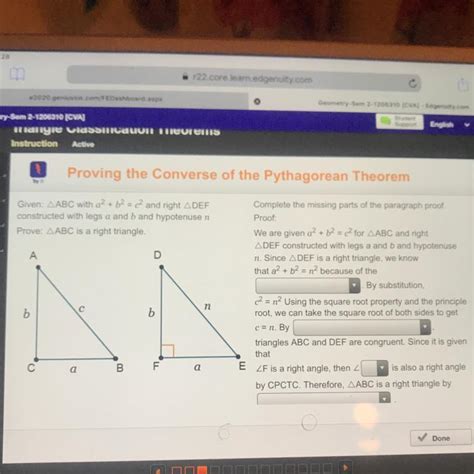 Complete The Missing Parts Of The Paragraph Proof Brainly