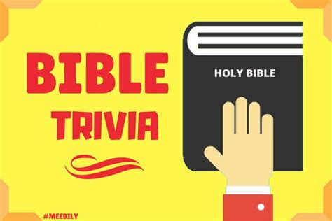 120 Bible Trivia Question Answers Meebily Bible Facts Trivia