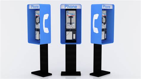 American Free Standing Pacbell Payphone By Revolt3d On Deviantart