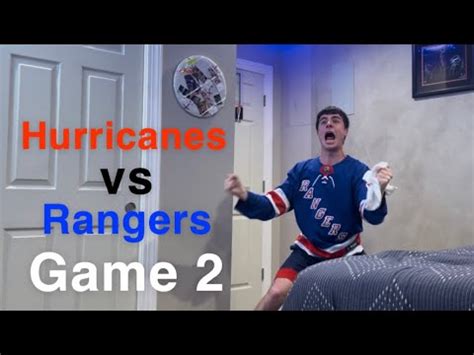 Rangers Fan Reaction Hurricanes Vs Rangers Game Ecsf Nhl