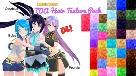 Tda Hair Textures Pack Dl By Mmd1lover1 On Deviantart