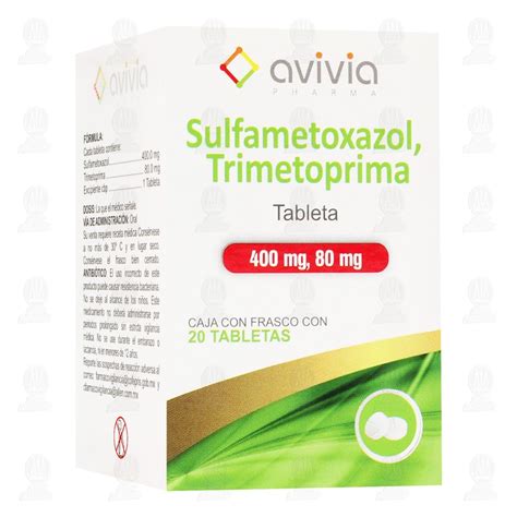 Sulfametoxazol Trimetoprima Mg Mg Tabletas