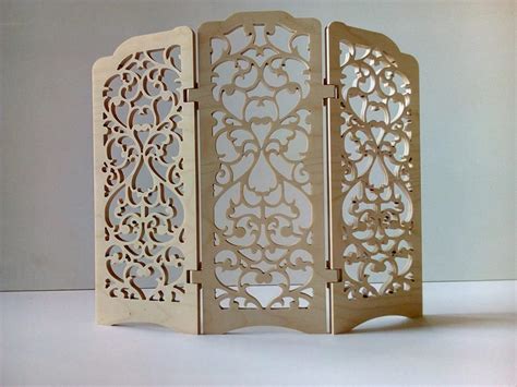 Laser Cut Decorative Folding Screen DXF File ARABIC CNC