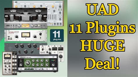 Huge Deal In The Universal Audio Essentials Bundle Analog Vst