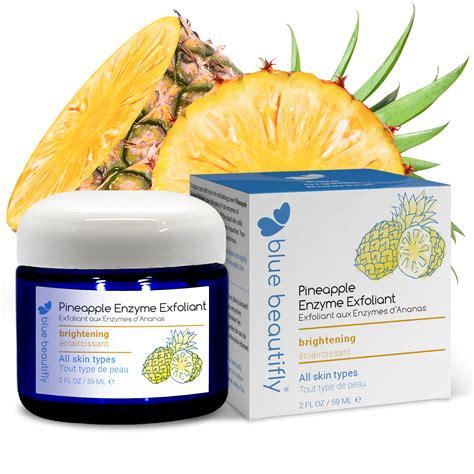 Pineapple Enzyme Exfoliant to Revitalize Dull Skin - Blue Beautifly
