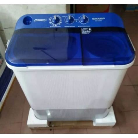 Jual Mesin Cuci Sharp 2 Tabung 7 Kg EST 75 NT New 2019 Original Garansi