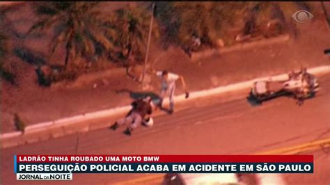 Perseguição policial acaba em acidente em São Paulo YouTube