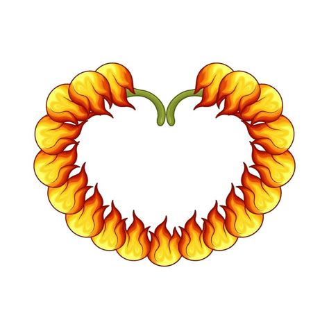 Hot Fire Love Illustration 34523348 Vector Art At Vecteezy