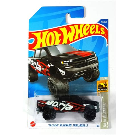 風火輪 Hot Wheels 19 CHEVY SILVERADO TRAIL BOSS LT 雪弗蘭 美式 皮卡 蝦皮購物