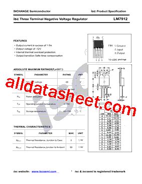 Lm Datasheet Pdf Inchange Semiconductor Company Limited