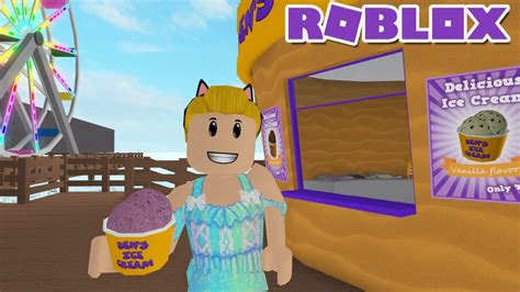 🍦 Roblox Welcome To Bloxburg [beta] ~ Working At The Ice Cream Shop Youtube