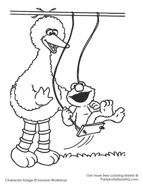 Free Sesame Street Rizzo Coloring Pages