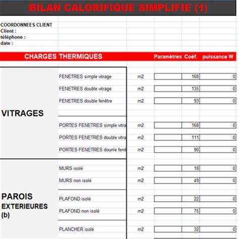 Logiciel bilan thermique pour calculer vos besoins énergétiques d une