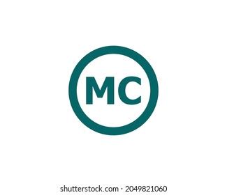 Mc Logo Design Vector Template Stock Vector (Royalty Free) 2049821060 ...