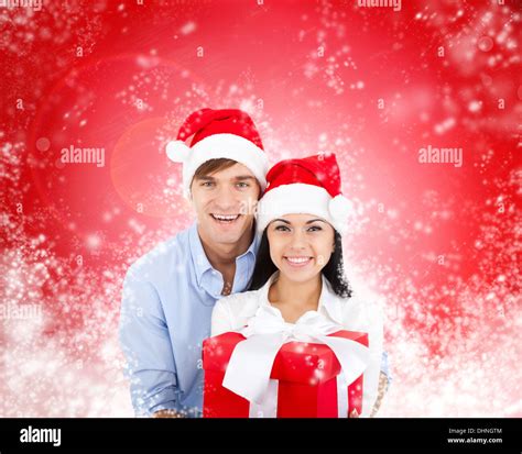 christmas holiday couple stock photo alamy
