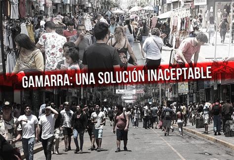 Gamarra una solución inaceptable EL MONTONERO