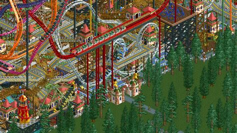 I Built The Most INSANE Theme Park Ever In RollerCoaster Tycoon 2 YouTube