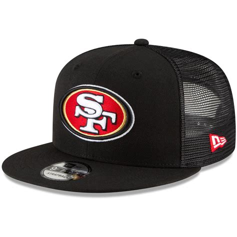 Men's New Era Black San Francisco 49ers Shade Trucker 9FIFTY Snapback Hat