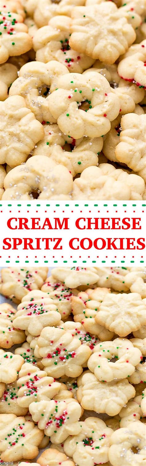 Easy Cream Cheese Spritz Cookies Recipe Cooking Lsl