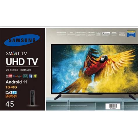 Купить Smart Телевізор зі смарт 4к Wi-Fi Samsung 45 Android 11 Tv ...