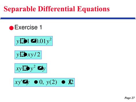 Ppt Chap First Order Differential Equations Powerpoint Presentation