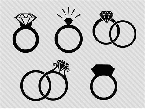 Engagement Ring Svg Engagement Ring Clipart Wedding Svg Etsy Ireland